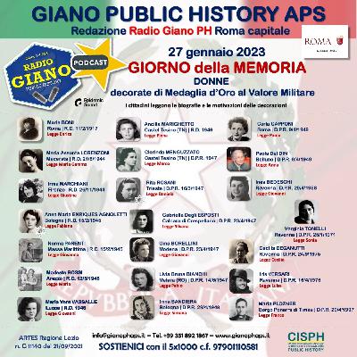 DONNE DECORATE DI MEDAGLIA D'ORO AL VALORE MILITARE | Biografie lette dai cittadini DONNE DECORATE DI MEDAGLIA D'ORO AL VALORE MILITARE | Biografie lette dai cittadini
