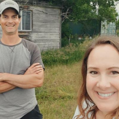 Farming Alfalfa hay in Bede Manitoba with Farmer Voth