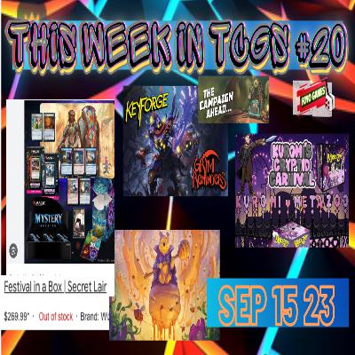 This Week in TCGs #20 - Lorcana Set 2, Metazoo Hello Kitty Halloween, MTG Festival in a Box, KF Grim Reminders GameFound