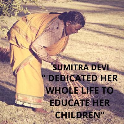 Sumitra Devi a Proud Mother: Dedicated her whole life for her Three Children. 👵