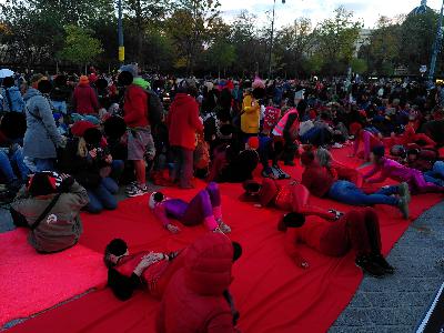 [O-Ton] FRAUEN*Streik am 24. Oktober 2025 vor dem Parlament in Wien