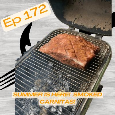 Summer Is Here!  Smoked Wild Boar Carnitas!