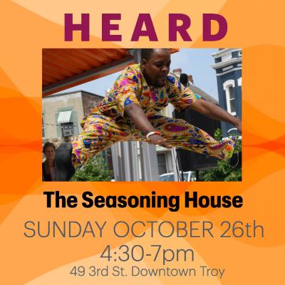 Heard playing at The Seasoning House Live Interview