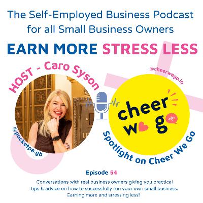 S1 Ep54: Sharing Behind the Scenes on my Brand New Business 'Cheer We Go'