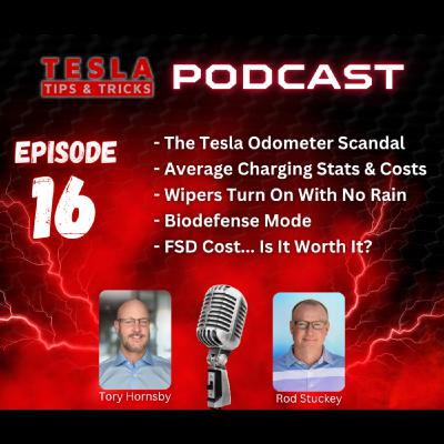 Tesla Tips Podcast E16 - Tesla Odometer Scandal - Wipers Activating With No Rain - And Much More
