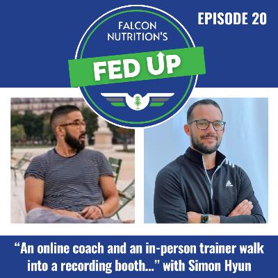 20. “An online coach and an in-person trainer walk into a recording booth…”