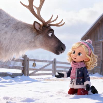 Lila w Laponii! ❄️ Odcinek 1: Magiczna przejażdżka z reniferami 🦌✨