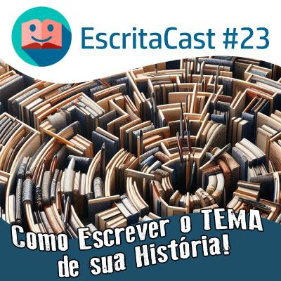 #023 - Como Escrever o TEMA da sua História - Carlos Rocha e Newton Nitro - Escritacast - Dicas para Escritores