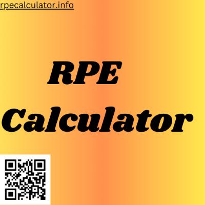 Overview about Rpe Calculator Overview about Rpe Calculator