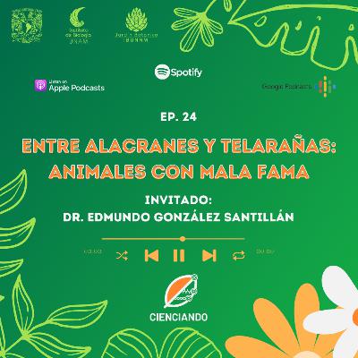 Ep. 24: Entre alacranes y telarañas: animales con mala fama con el Dr. Edmundo González