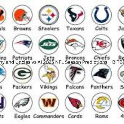 Benny and Uncle 2025 NFL Season Predictions Featuring My Uncle Mark Benny and Uncle 2025 NFL Season Predictions Featuring My Uncle Mark
