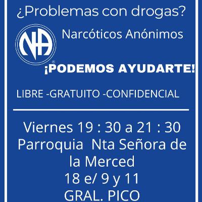Narcóticos Anonimos en General Pico es Libre - Gratuito y Confidencial