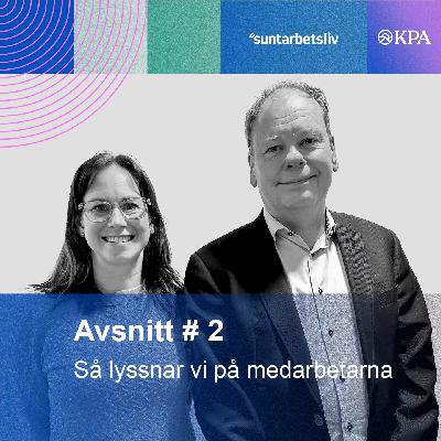 2. Så lyssnar vi på medarbetarna 2. Så lyssnar vi på medarbetarna