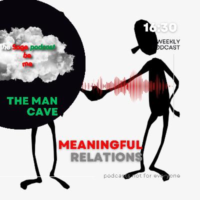 Men build relationships (Man Cave)