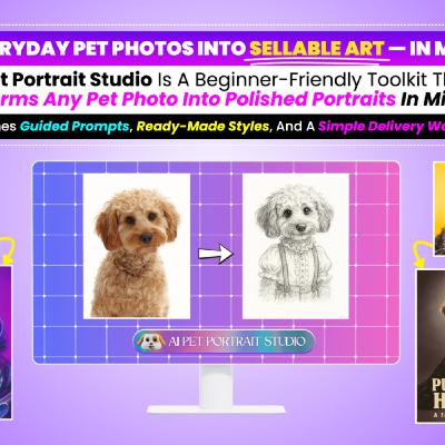 Episode 574: AI Pet Portrait Studio – Transforms Pet Pictures Into Portraits