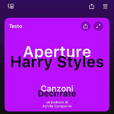 Ep. 13 Aperture - Harry Styles Ep. 13 Aperture - Harry Styles