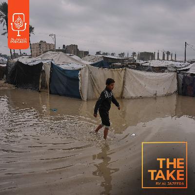 Brief: Winter storm compounds misery of Gaza's displaced