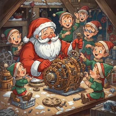 Santa and The Workshop Wobble