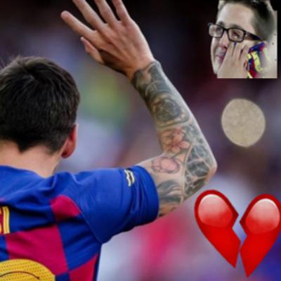 El barcelonismo llora con la posible salida de Messi.¿Habrá marcha atrás? El barcelonismo llora con la posible salida de Messi.¿Habrá marcha atrás?
