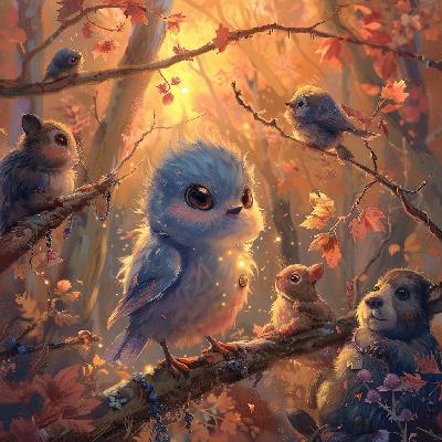 儿童故事：小蓝鸟比比的耳朵魔法