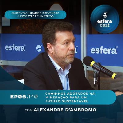T10E06 | EsferaCast | Caminhos adotados na mineração para futuro sustentável, com Alexandre D’Ambrosio