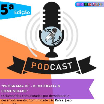 DC - DEMOCRACIA & COMUNIDADE DC - DEMOCRACIA & COMUNIDADE