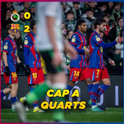 El Barça no fa el passerell a Santander | Racing 0 FC Barcelona 2