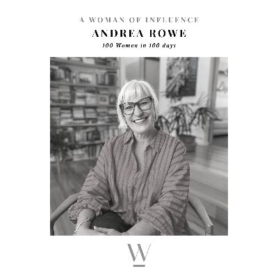 22/100 TAKE 2: Andrea Rowe. Author with a post it note