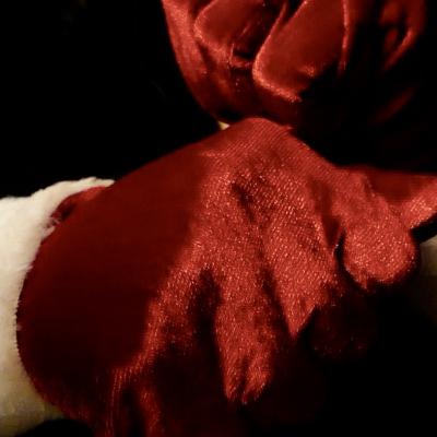 ASMR Santa Gloves Hand Sounds