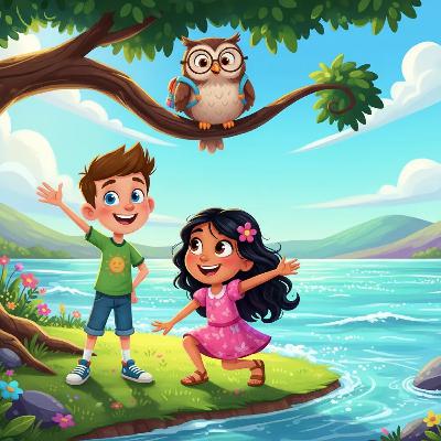 Leo and Luna's River Adventure: From Wiggle Stream to Sparkle Sea - By StoryBee Tales - Bedtime Stories for Kids Leo and Luna's River Adventure: From Wiggle Stream to Sparkle Sea - By StoryBee Tales - Bedtime Stories for Kids