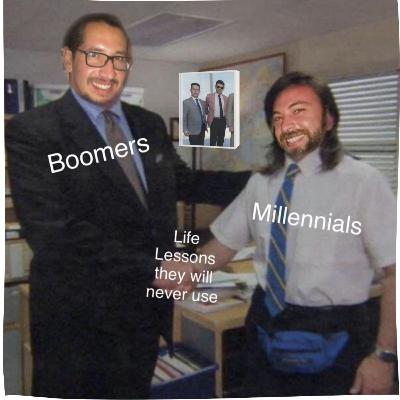 El primer día en la oficina