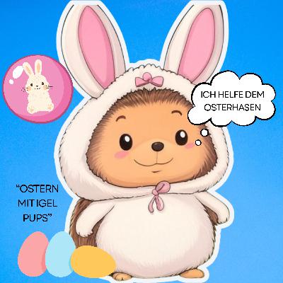 Ostern mit Igel Pups