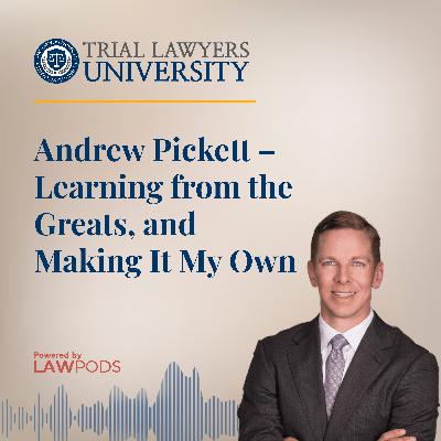 Andrew Pickett – Learning from the Greats, and Making It My Own Andrew Pickett – Learning from the Greats, and Making It My Own