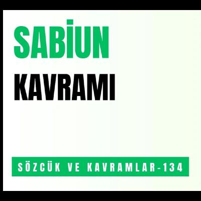 SABİUN KAVRAMI
