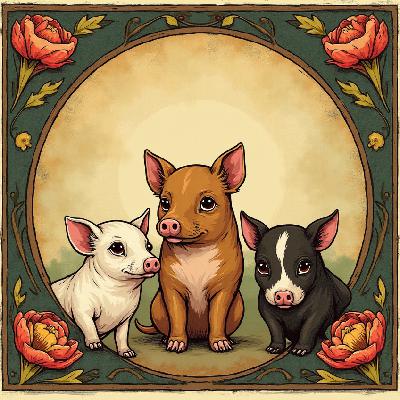 Les trois petits cochons, version Peroz