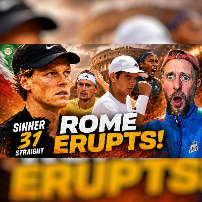 Sinner EQUALS Record 🇮🇹 Darderi SHOCKS Zverev 😲 Jodar ON FIRE 🔥 Rome Open 2026 | GTL Tennis Podcast Sinner EQUALS Record 🇮🇹 Darderi SHOCKS Zverev 😲 Jodar ON FIRE 🔥 Rome Open 2026 | GTL Tennis Podcast