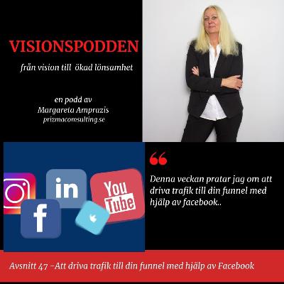Avsnitt 47 - Driv trafik till din funnel med hjälp av facebook.