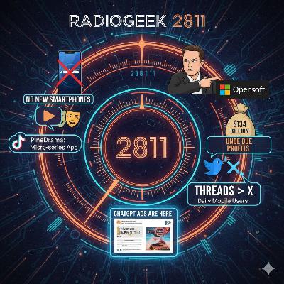 Radiogeek 2811 - OpenIA nos mintió! ChatGPT va tener publicidad!