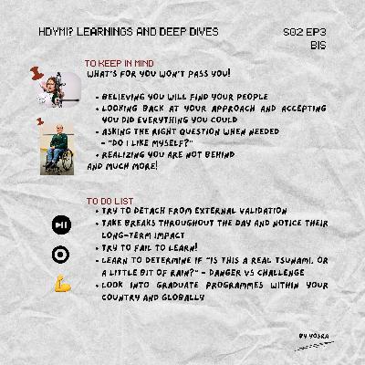 Repeating is not failing, failing is learning, liking yourself and trusting the process