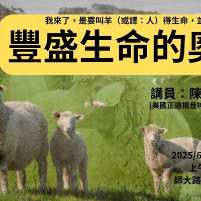 20250608-陳峯鎗傳道-豐盛生命的奧祕