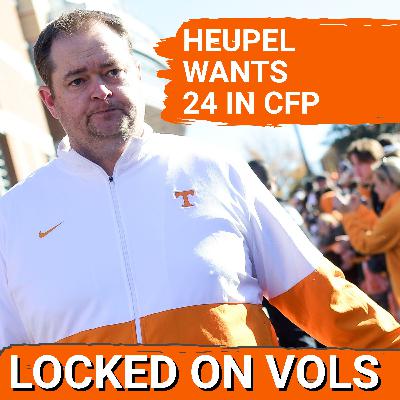 PLAYOFF EXPANSION: Josh Heupel WANTS 24-Team Playoff | QB BATTLE for 5-Star Faizon Brandon