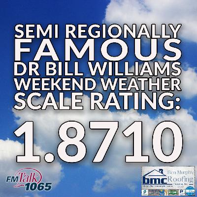 Semi Regionally Famous Dr Bill Williams Weekend Weather Scale - Ben Murphy Company - 12-19-25