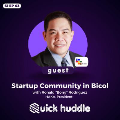 Startup Community In Bicol with Ronald "Bong" Rodriguez