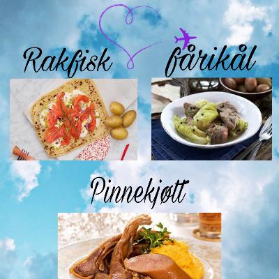 Norway traditional food (Rakfisk, fårikål and Pinnekjøtt)