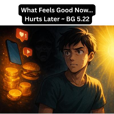 What Feels Good Now… Hurts Later | Bhagavad Gita Chapter 5 Shlok 22 Explained Hindi What Feels Good Now… Hurts Later | Bhagavad Gita Chapter 5 Shlok 22 Explained Hindi