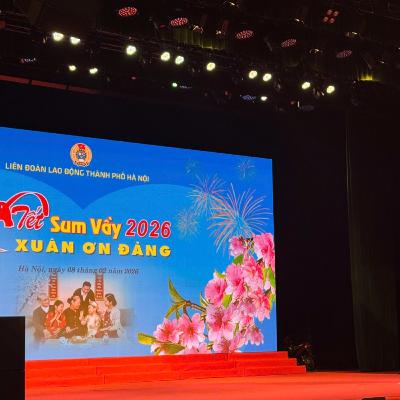 Tin trong nước - “Tết sum vầy 2026- Xuân ơn Đảng”: Mang không khí tết thiết thực, trọn vẹn đến người lao động