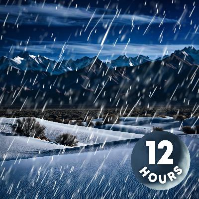 Breathe Easier & Decompress with Soothing Snowstorm Sounds | 12 Hours