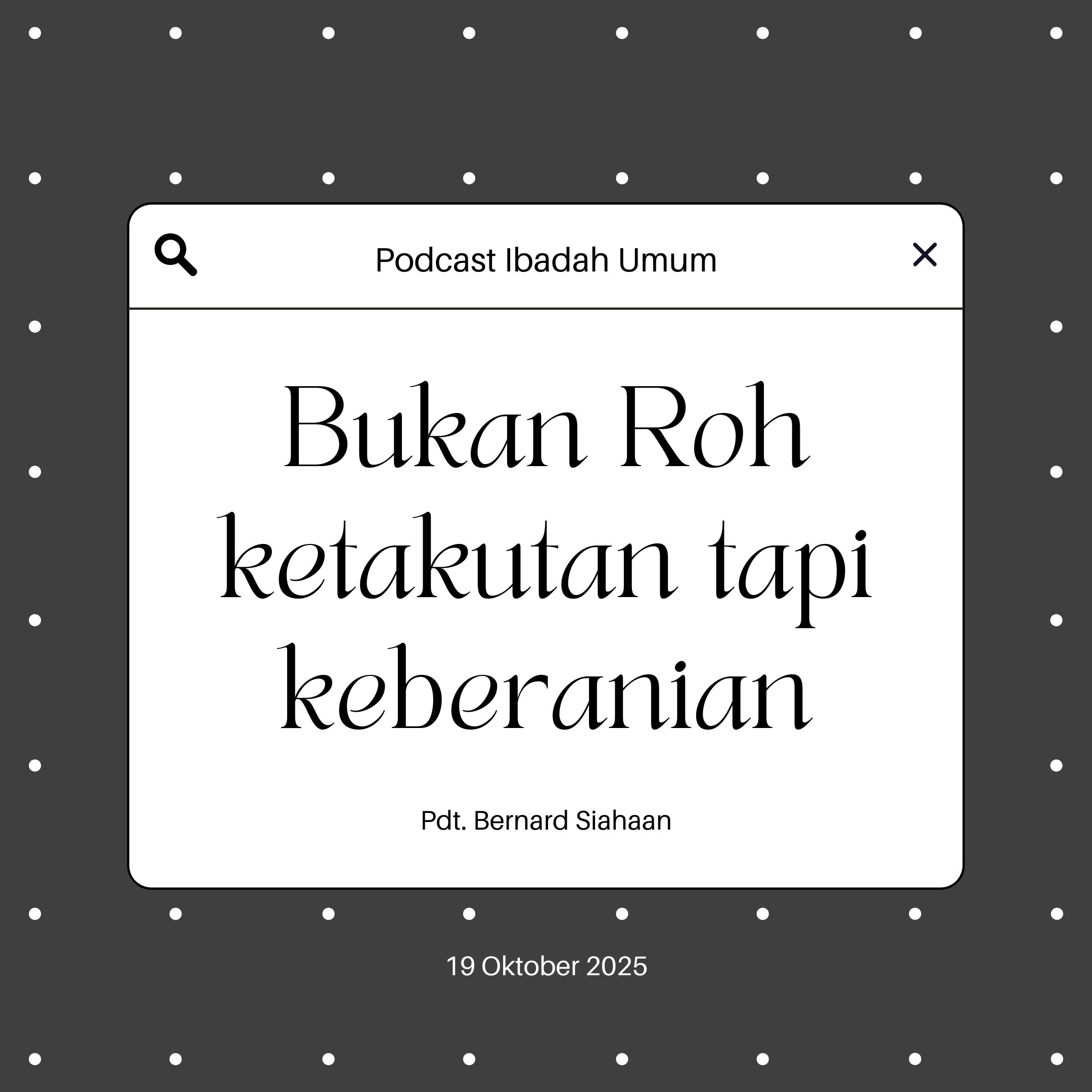 Live Streaming Umum - 19 Oktober 2025 episode artwork