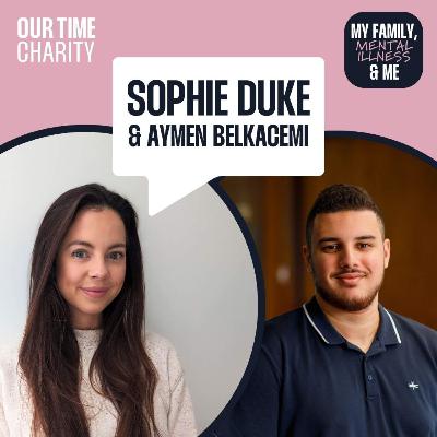 Our Time Showcase - Sophie Duke, Chair, and ambassador Aymen Our Time Showcase - Sophie Duke, Chair, and ambassador Aymen