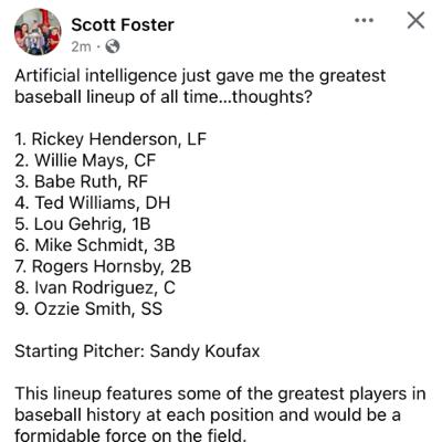 Ballpark Food and the Greatest MLB Lineup